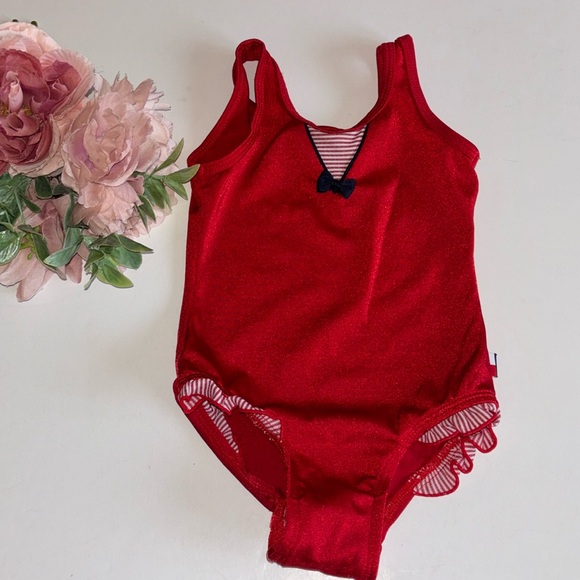 Tommy Hilfiger Baby Girl Swimsuit 12-18 Months Girl Nautical Swimsuit - Picture 1 of 15